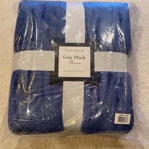 Charter Club Cozy Plush Throw NIB NWT